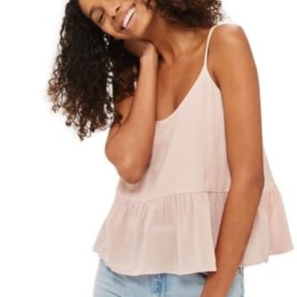 TOPSHOP Peplum Camisole